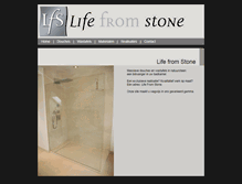 Tablet Screenshot of lifefromstone.com